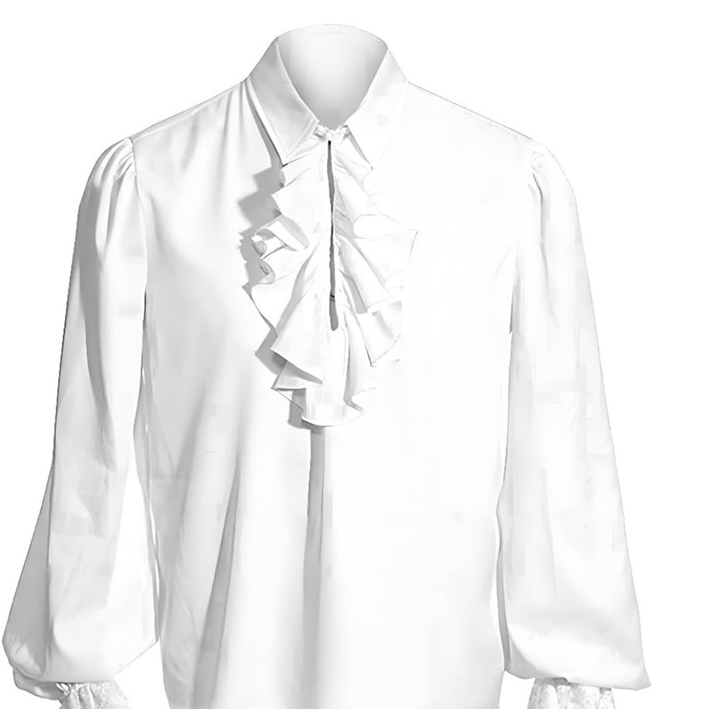 Women’s  White Ruffled Shirt